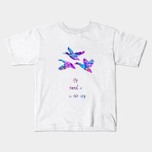 Flying ducks Kids T-Shirt